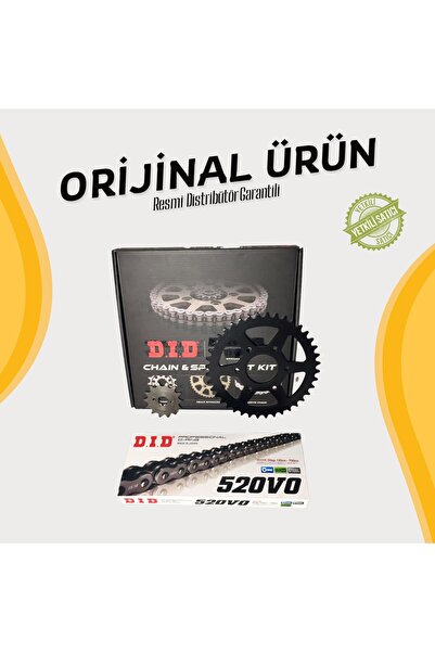 DID SET Dıd Bajaj Pulsar Rs 200 Zincir Dişli Seti (2015-2025) X-Ringli Zincir...
