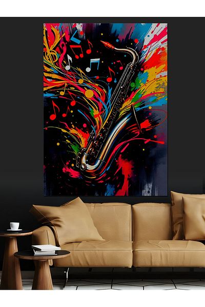 Tablomega Abstract Bird Decorative Canvas - Mdf Wooden Painting