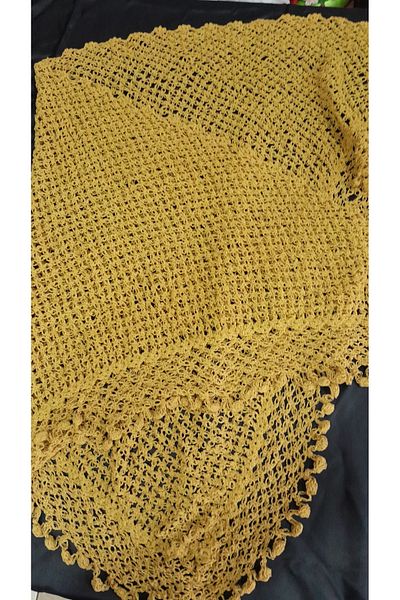 Papatyam Hand Knitting: Çayşan Crochet / Bridal Shawl / Organ Shawl / Handmade Shawl
