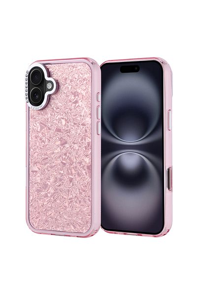Nezih Case غطاء حماية لامع متوافق مع هاتف Apple iPhone 16 Plus