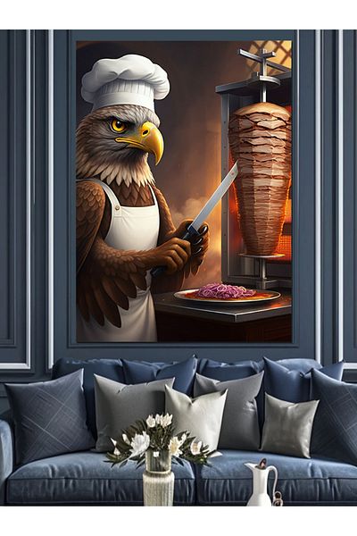 Tablomega Pânză decorativă Rotary Master Eagle - MDF Lemn