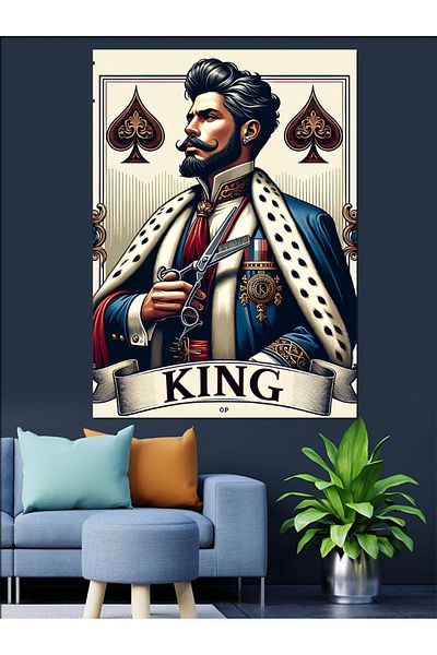 Tablomega King of the Cup Διακοσμητικός Καμβάς - Ξύλινος Πίνακας MDF