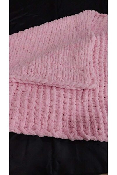 Papatyam El Örgüsü Bebek Battaniyesi/ Çift Taraflı / Alize puffy ip ile örülm...