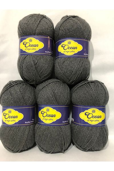Selen 5 Pieces Patika Hand Knitting Rope 100 Gr 225 Meters