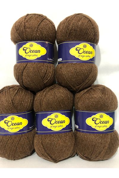 Selen 5 Pieces Patika Hand Knitting Rope 100 Gr 225 Meters