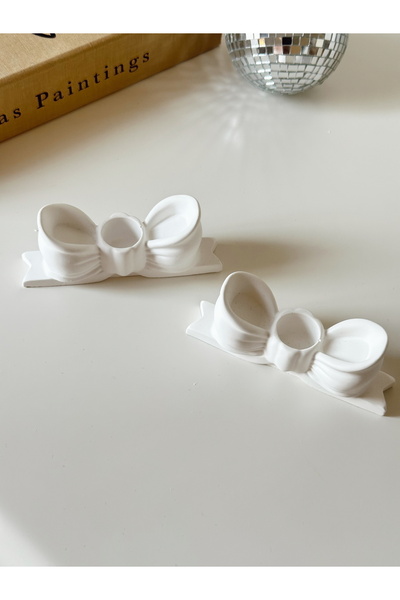 Bernami 2'Lİ FİYONK ŞAMDAN SET , MUMLUK , PİNTEREST MODEL ŞAMDAN MUMLUK