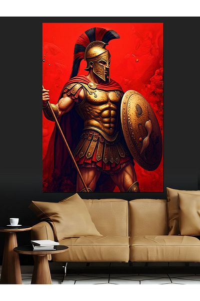 Tablomega Pânză decorativă Gladiator Warrior - Lemn MDF