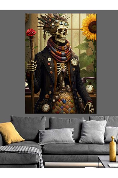 Tablomega Masked Man Decorative Canvas - Mdf Wooden Painting