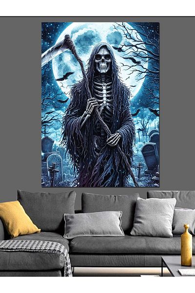Tablomega Angel of Death Decorative Canvas - Mdf Wooden Painting