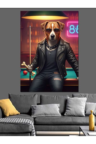 Tablomega Spy Dog Decorative Canvas - Mdf Wooden Painting