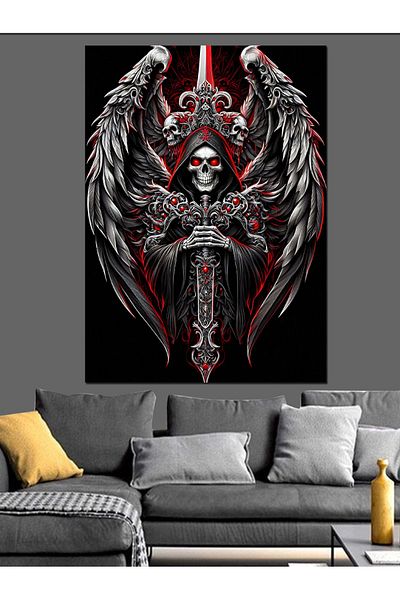 Tablomega Pânză decorativă Dark Angel - Lemn MDF