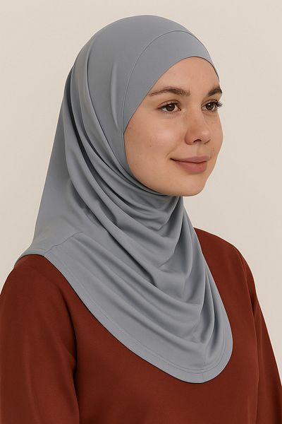mim eşarp Πλισέ Hijab Hijab Ready Κασκόλ