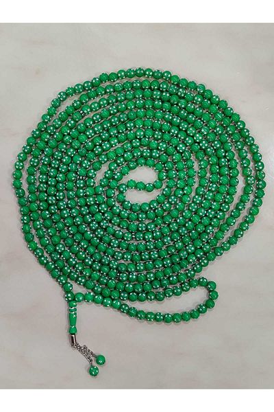 Bayraktar 500 Luxury Orange Color Rosary Embroidered