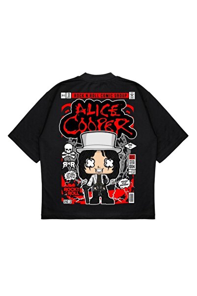 PURE EFFECT Unisex Oversize kroj Alice Cooper ruksak Štampano širokog kroja o...