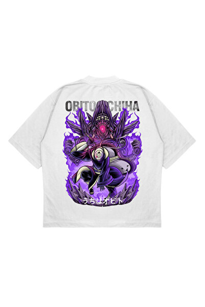 PURE EFFECT Hanorac unisex oversize Naruto Uchiha Box Fit gros