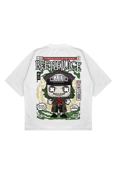 PURE EFFECT Unisex Oversize kroj Beetle Juice ranac Štampano širokog kroja od...