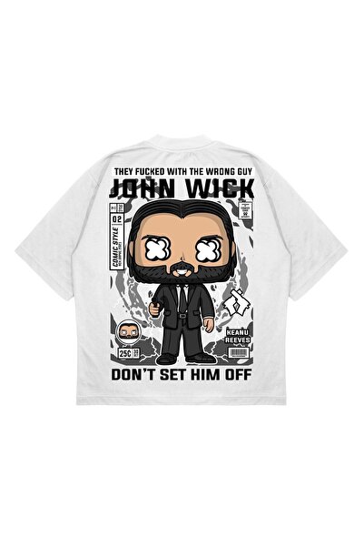 PURE EFFECT Unisex Oversize kroj John Wick ruksak Štampano širokog kroja od d...