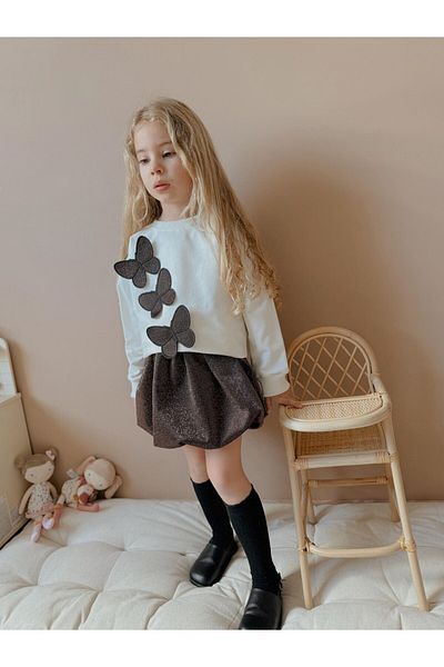 Bisahane Girl's Balloon Skirt Set