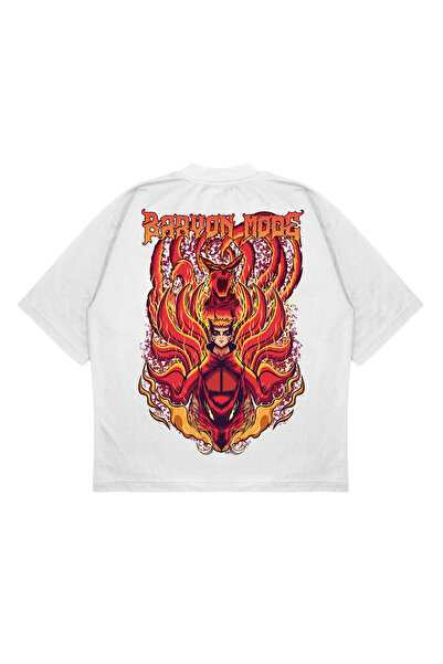 PURE EFFECT Unisex Oversize kroj Naruto Anime Barijonska Moda Štampano Kutija...