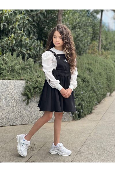 Bisahane Girl's Salopet Dress Suit