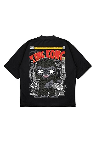 PURE EFFECT Unisex Oversize kroj King Kong ruksak Štampano širokog kroja od d...