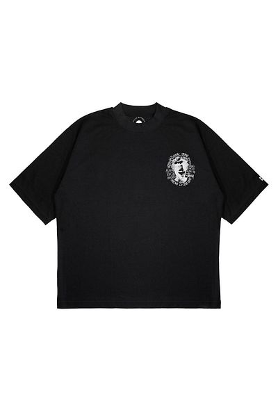 PURE EFFECT Tricou unisex oversize Stüssy Camelot Box Fit gros