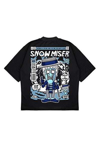 PURE EFFECT Unisex Oversize kroj Snow Miser Stay Cool ruksak Štampano Boxy Fi...