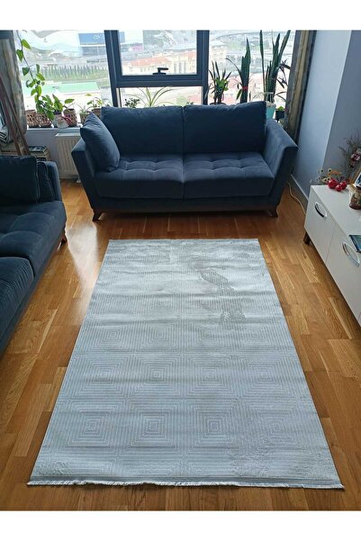 WAHSHE Saten Bambu Makinede Yıkanabilir Parlak Kadife Saten Salon Koridor Mut...