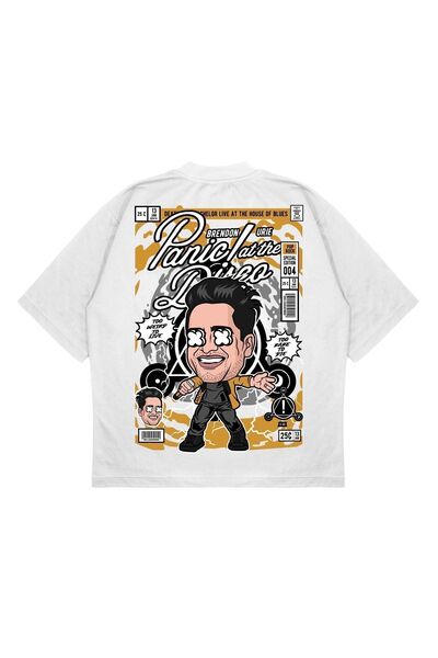 PURE EFFECT Unisex Oversize kroj Brendon Urıe ruksak Štampano širokog kroja o...