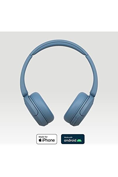 Sony سماعات رأس لاسلكية بتقنية البلوتوث من سوني WH-CH520 - عمر بطارية يصل إلى 50 ساعة مع شحن سريع، على الأذن