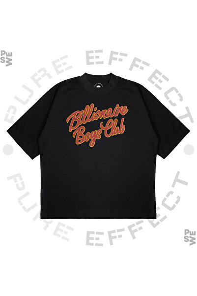 PURE EFFECT Tricou oversize unisex Billıonaıre Boys Club 3 cu imprimeu Box Fit