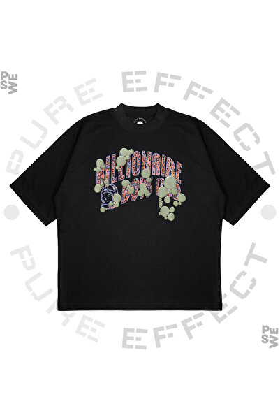 PURE EFFECT Unisex oversize majica Billionaire Boys Club 2 sa printom, široko...