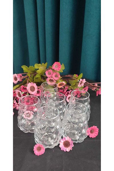 ORTAKÖY CENNETİ Grape Model Quartz Leprosy of Coffee Glass with a Bacca 90 ml Volume, 7cm Height, 4 cm Mouth Measurement