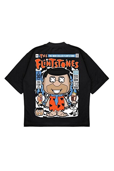 PURE EFFECT Unisex Oversize kroj Fred Flintstone ruksak Štampano širokog kroj...