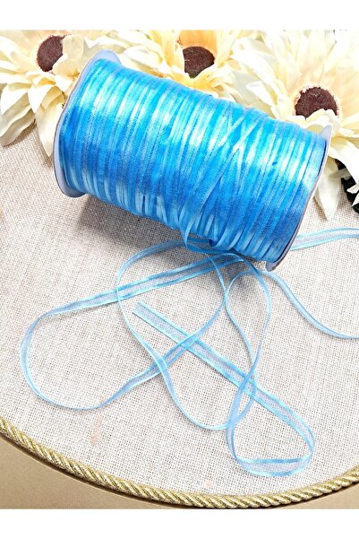 Murat Süs Mavi Kurdele - 250 Metre -nikah Bebek Şekeri Malzemeleri - Hobi