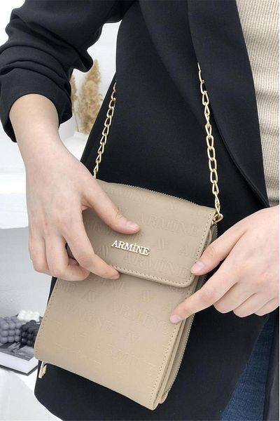 Armine 266 Women's Bag - Mink Laser