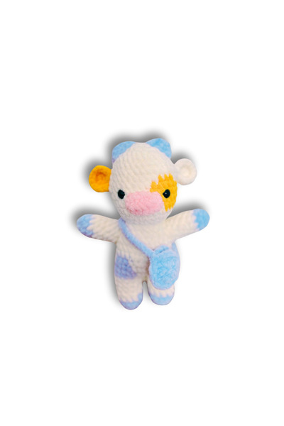 HobbyCity Sevimli İnek Cute Cow Amigurumi Uyku Arkadaşı