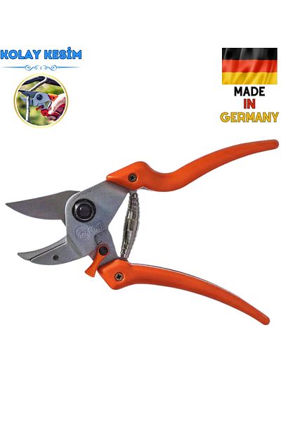 löwe Pruning Shears 7.107 Inward Curved Handle Easy Cutting Professional Scissors - Made in Germany