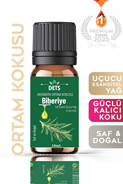 Dets Biberiye Uçucu Yağı – Buhurdanlık, Difüzör ve Oda Kokusu Esansı, Hava Ne...