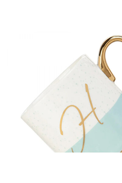 Karaca Letter H, Porcelain Mug, 330ML, Multi