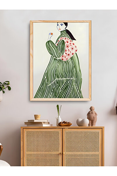 woodhomeworks Tek Bohem Salon Ofis Dekor Tablo Ttk