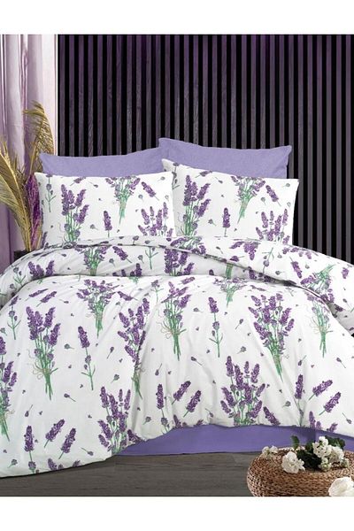 GALAWARRA Bowl Cotton Patterned Double Duvet Cover Set