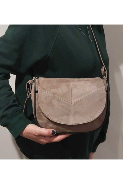 atter Geantă de damă din piele naturală (23 CM X 19 CM)