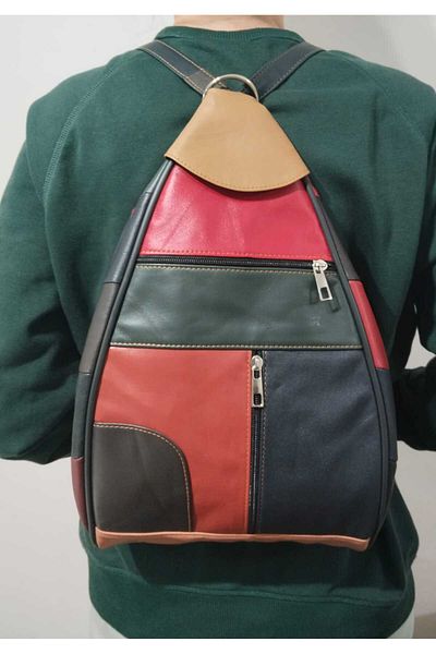 atter Genuine Leather Back Shoulder Bag
