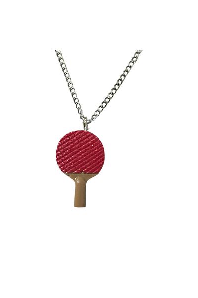 Herşey Nota Table Tennis Racket Necklace