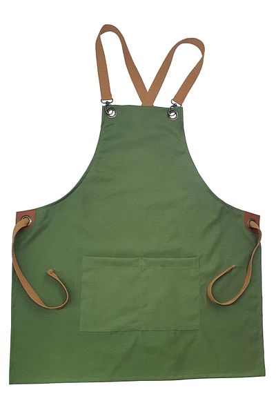 AFİ TEKSTİL Barista Apron Chef Cafe Kitchen Waiter Restaurant Ceramic Canvas Panama Fabric Water Repellent Stain Resistant