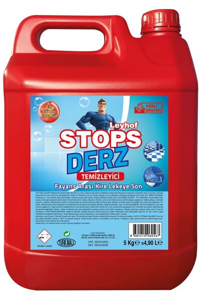 Leyhof Derz Temizleyici 5lt Dusakabin Fayans Banyo Kirlerine Stop Derinlemesine Temizlik Leke Çıkarıcı