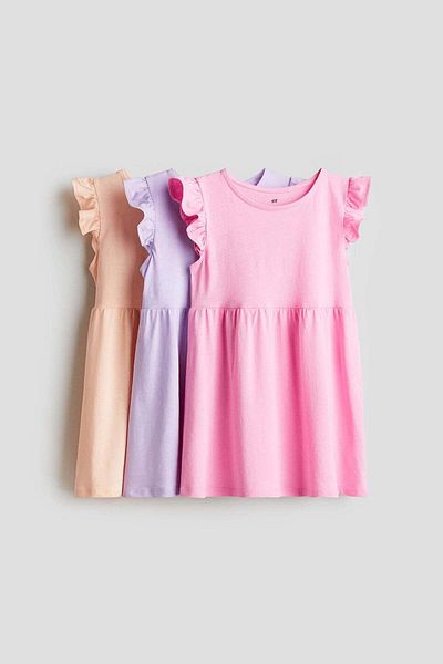 H&M 3-pack jersey dresses
