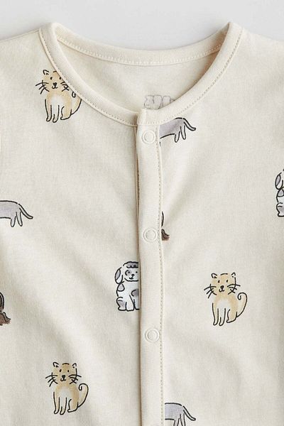 H&M Patterned sleepsuit