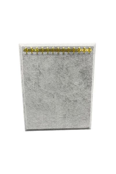 MeGass Dekor Domestic Production Suede Fabric Gray Color 20/16 cm Standing Hook Bracelet Display Stand